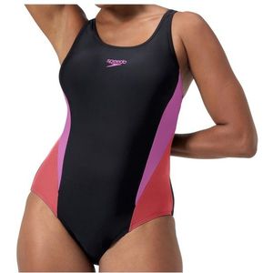 Speedo Womens Colourblock 20 Badpak (Dames |zwart)