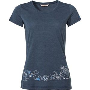 Vaude Womens Skomer Print T-Shirt II Sportshirt (Dames |blauw)