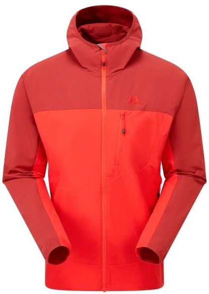 Mountain Equipment - Echo Hooded Jacket - Softshelljack - Rood - Capuchon, Stretch, DWR-geïmpregneerd