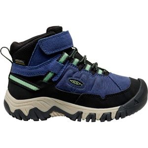 KEEN Targhee 4 Mid waterdichte wandelschoenen voor kinderen, uniseks, Schipper Blauwe Hemlock, 13 UK