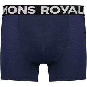 Mons Royale Hold em Shorty Boxer Merino-ondergoed (Heren |blauw)