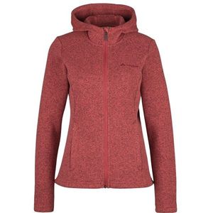 Vaude Womens Aland Hooded Jacket Fleecevest (Dames |rood)