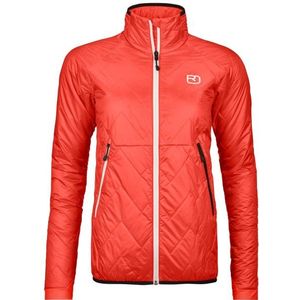 Ortovox Womens Swisswool Piz Vial Jacket Isolatiejack (Dames |rood)