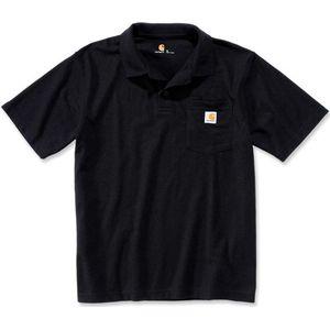 Carhartt Work Pocket Polo S/S Poloshirt (Heren |zwart)