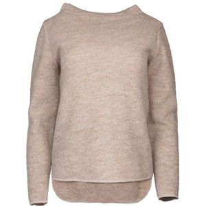 Reiff Womens Krepp-Pulli Frieda Wollen trui (Dames |beige/bruin)