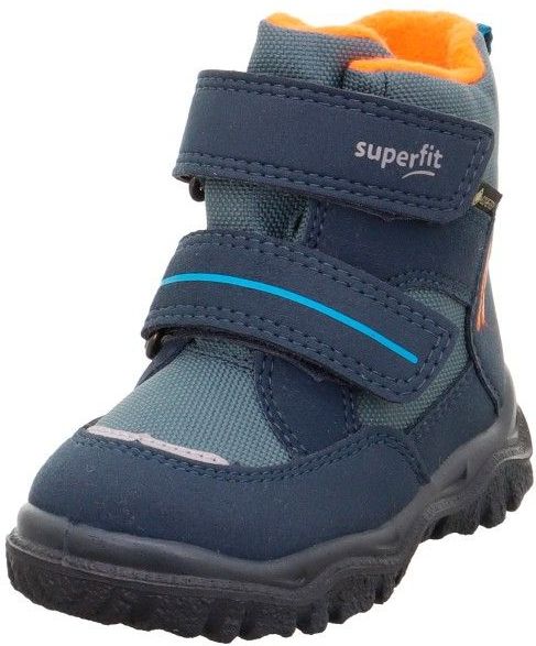 Superfit Baby Mädchen HUSKY1 warm gefütterte Gore-Tex Stiefel, BLAU/ROSA 8030