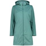 CMP Womens Parka Zip Hood Softshelljack (Dames |turkoois)