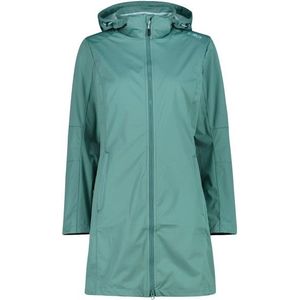 CMP Womens Parka Zip Hood Softshelljack (Dames |turkoois)