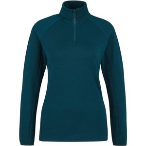 Heber Peak Womens MerinoBlend SaplingHe II Half Zip Trui (Dames |blauw)