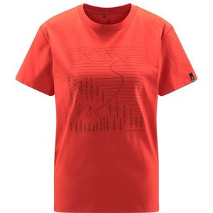 Haglöfs Womens Camp Tee T-shirt (Dames |rood)