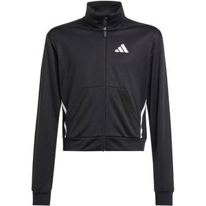 adidas - Essentials Game & Go Full Crew - Sweater - Met Volledige Rits - Voor Meisjes