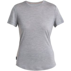 Icebreaker Womens Merino 125 Cool-Lite Sphere III S/S Tee Merinoshirt (Dames |grijs)