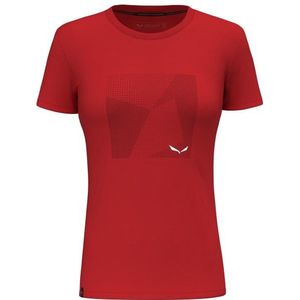 Salewa Womens Pure Building Dry T-Shirt T-shirt (Dames |rood)