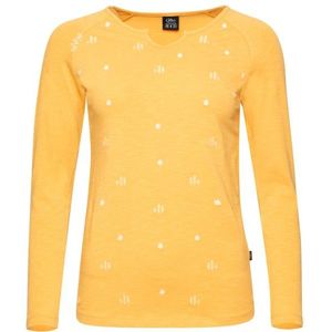 Chillaz Womens Kalnik Forest and Flowers Longsleeve (Dames |geel)