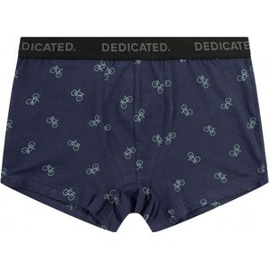 DEDICATED Boxer Briefs Kalix Bike Pattern Ondergoed (Heren |blauw)