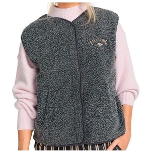 Billabong Womens Be Happy Vest Fleecebodywarmer (Dames |grijs)