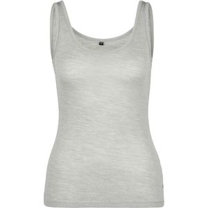 Stoic Womens MerinoRib RonnebySt Tank Merinoshirt (Dames |grijs)