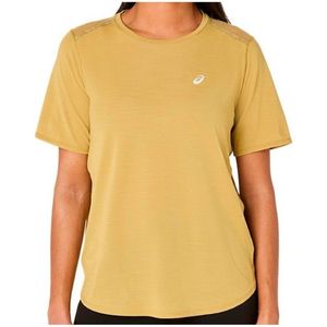 Asics Womens Road S/S Top Hardloopshirt (Dames |beige)