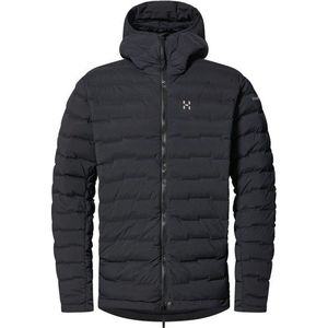 Haglöfs Spitz Down Hood Donsjack (Heren |zwart/grijs)