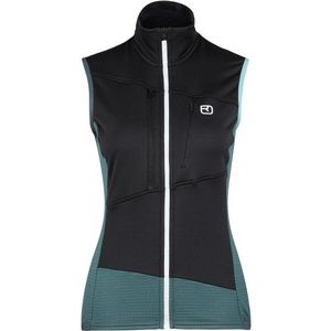 Ortovox Womens Fleece Grid Vest Fleecebodywarmer (Dames |zwart)