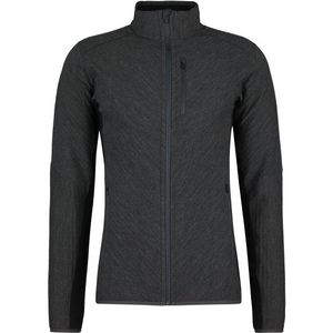 Icebreaker Descender L/S Zip Merinovest (Heren |zwart)