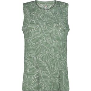 CMP Womens Sleeveless Burnout Jersey T-Shirt Top (Dames |groen)