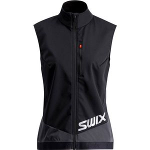 Swix Womens Quantum Windstopper Vest Softshellbodywarmer (Dames |zwart |waterdicht)