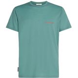 Icebreaker - Merino 150 Tech Lite S/S Tee IB Wordmark - Merinoshirt - Turkoois