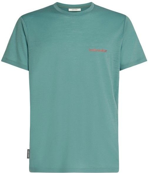 Icebreaker - Merino 150 Tech Lite S/S Tee IB Wordmark - Merinoshirt - Turkoois