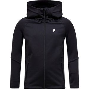 Peak Performance Kids Rider Essentials Zip Hood Fleecevest (Kinderen |zwart)