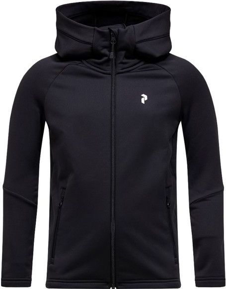 Peak Performance Kids Rider Essentials Zip Hood Fleecevest (Kinderen |zwart)