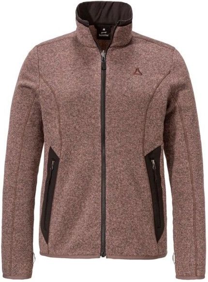 Schöffel - CIRC - Fleece Jas - Lila/Zwart - Gevoerd met Ritssluiting