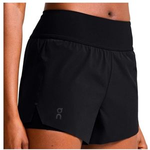 On Womens Running Shorts Hardloopshort (Dames |zwart)