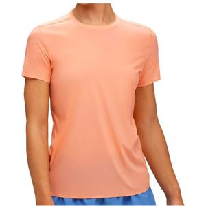 HOKA Womens Performance Run Short Sleeve Hardloopshirt (Dames |roze)