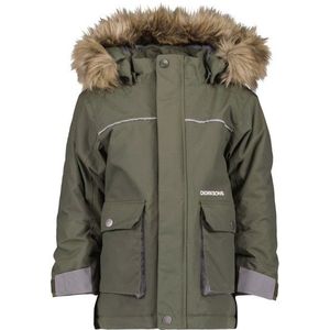 Didriksons Kids Kure Parka 6 Parka (Kinderen |olijfgroen |waterdicht)