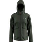 Salewa - Puez Hemp/DST 2/1 Hybrid Jacket - Vrijetijdsjack - Olijfgroen