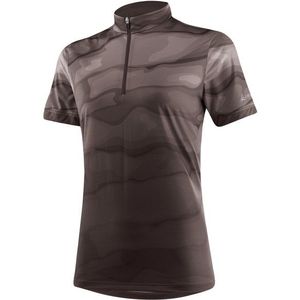 Löffler Womens Bike Shirt Half Zip Barkly Fietsshirt (Dames |bruin)