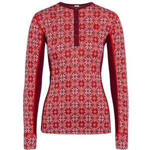 Kari Traa Womens Rose L/S Merino-ondergoed (Dames |rood)