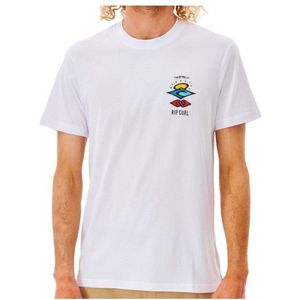 Rip Curl Search Icon Tee T-shirt (Heren |wit)
