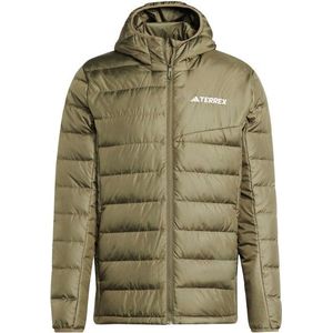 adidas Terrex Terrex Multi Light Down Hooded Jacket Donsjack (Heren |olijfgroen)