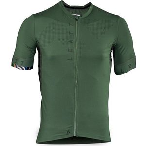 Leatt MTB Endurance 50 Short Sleeve Jersey Fietsshirt (Heren |olijfgroen)
