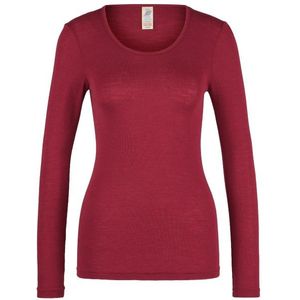 Engel Womens Unterhemd L/S Merino-ondergoed (Dames |rood)