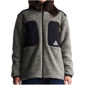 Orage Grizzly Pile Jacket Fleecevest (zwart/grijs)