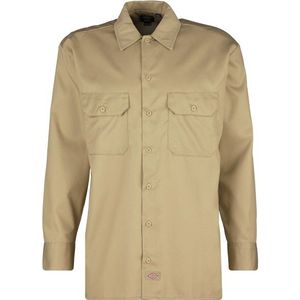 Dickies Work Shirt L/S Recycled Overhemd (Heren |bruin)