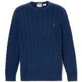 Timberland - Williams River - Kabelgebreide Trui - Marineblauw - Casual - Katoen
