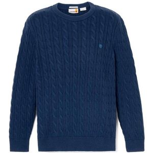 Timberland - Williams River - Kabelgebreide Trui - Marineblauw - Casual - Katoen