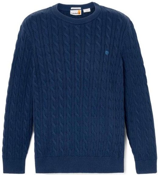 Timberland - Williams River - Kabelgebreide Trui - Marineblauw - Casual - Katoen