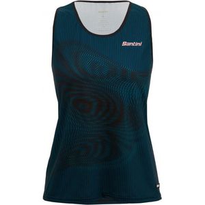 Santini Womens Vortex Top Fietshemd (Dames |blauw)