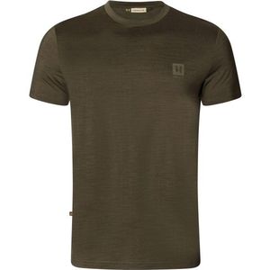 Härkila Base All Season S/S T-Shirt Merinoshirt (Heren |groen)