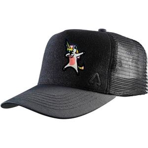 PAC Kids DIY Trucker Cap (Kinderen |grijs/zwart)